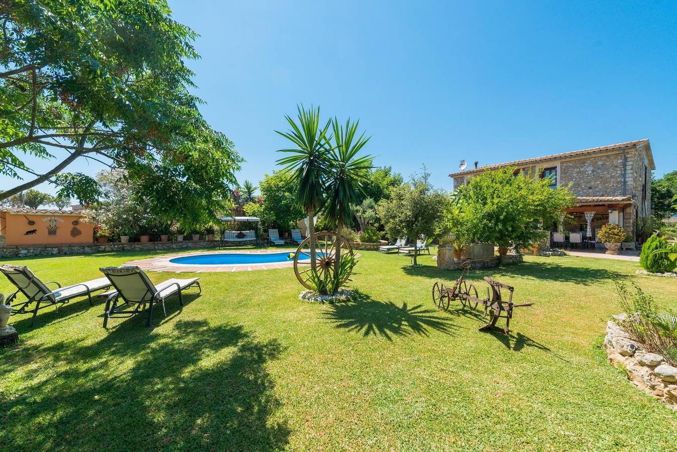 Finca Can Diego - Ferienhaus mit privaten Pool in Inca. Wifi gratis in Inca, Mallorca Inselmitte