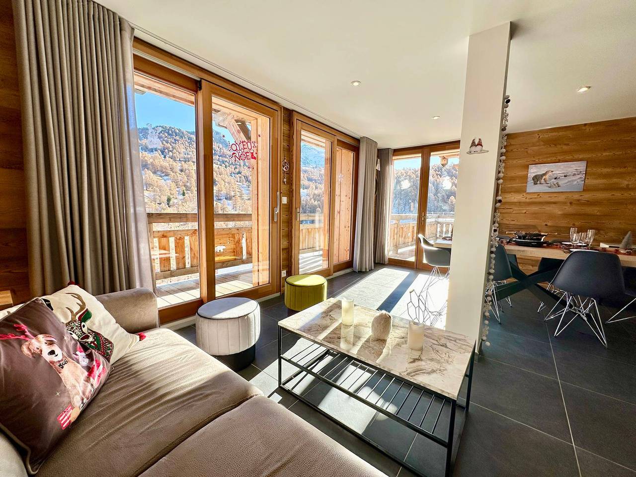 Ganze Wohnung, Luxuswohnung mit Bergblick - Nahe Skilifte in Vars in Vars, Briançon und Umgebung