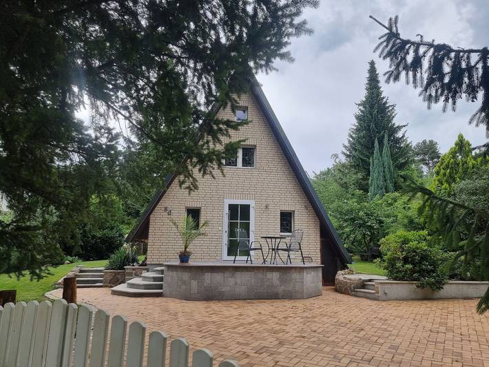 Ferienhaus für 4 Personen, mit Garten und Ausblick, mit Haustier in Caputh
