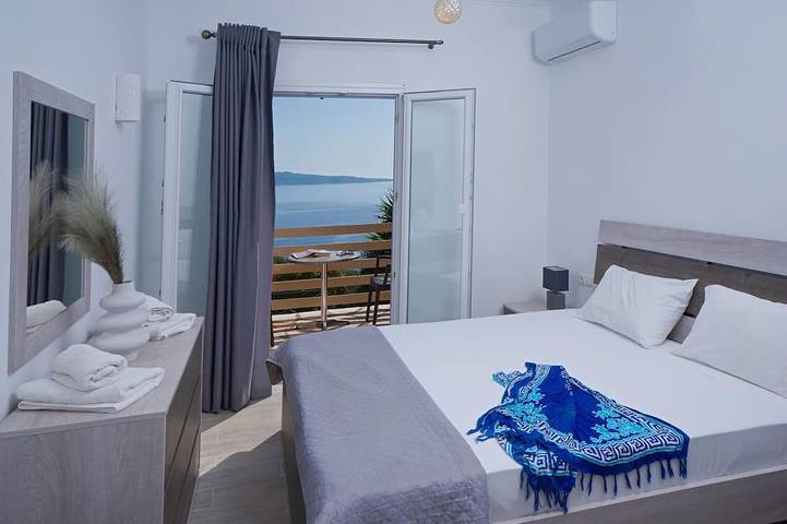 Villa Vasso Two-Bedroom Sea View Residence near Kerasia Beach in Paralia Kerasia, Korfu