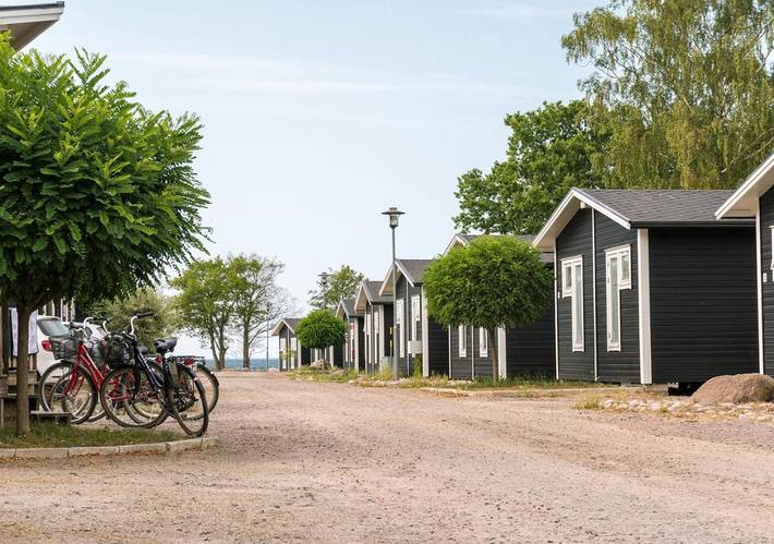 Kemping dla 6 osób, z basen i basen dla dzieci oraz taras w Szwecja