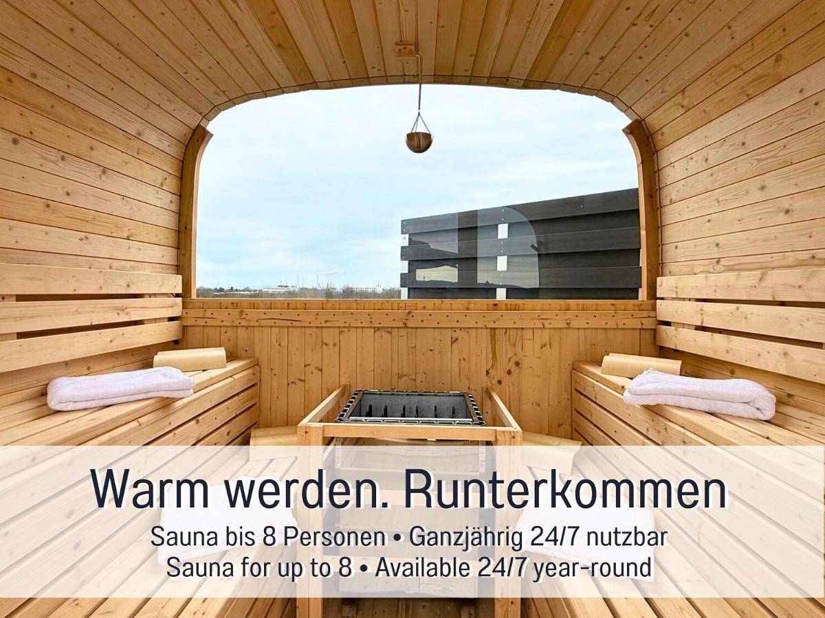 Cały apartament, Panorama Penthouse mit Dachterrasse - Sauna & Whirlpool in Karlsruhe, Równina Renu