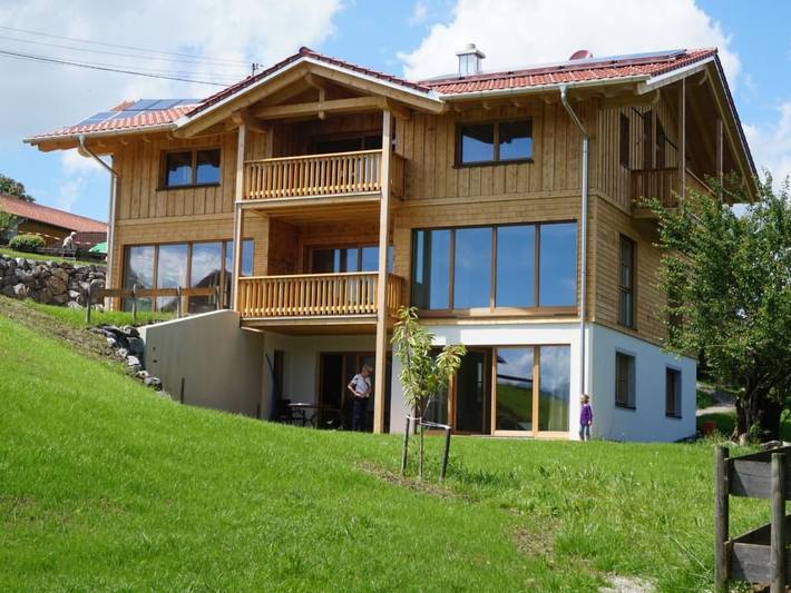Ferienwohnung für 3 Personen, mit Terrasse und Garten sowie Sauna und Seeblick in Rieden - 2