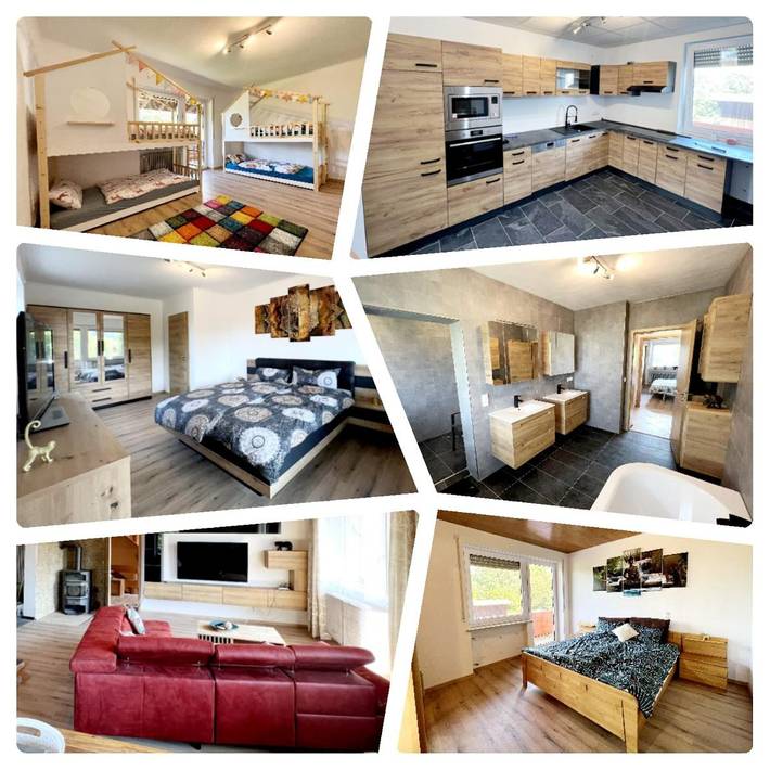 Ferienhaus für 10 Personen, mit Garten, kinderfreundlich