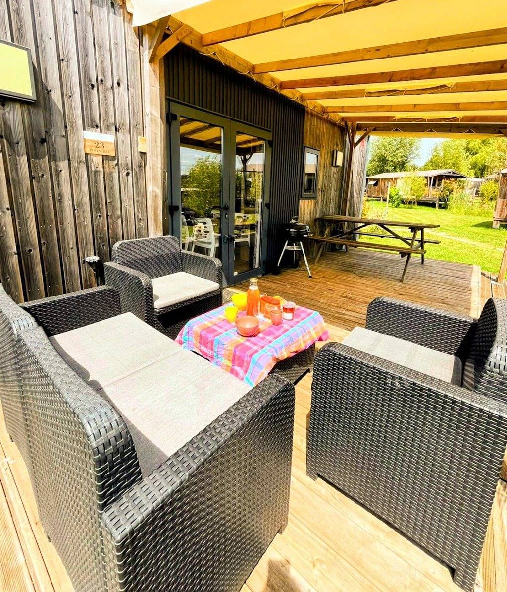 Zecamping 3* piscine couverte locatif Tv Lv Bbq 34m2 in Mont-près-Chambord, Sologne