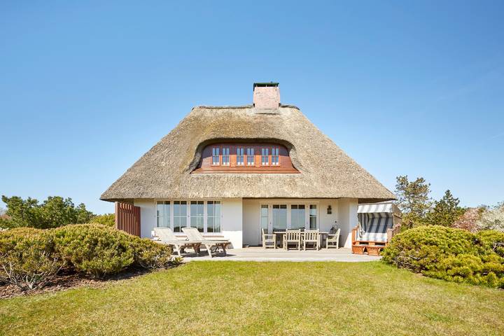 Ferienhaus mit Meerblick für 6 Personen, mit Terrasse und Garten sowie Sauna in Nieblum - 3