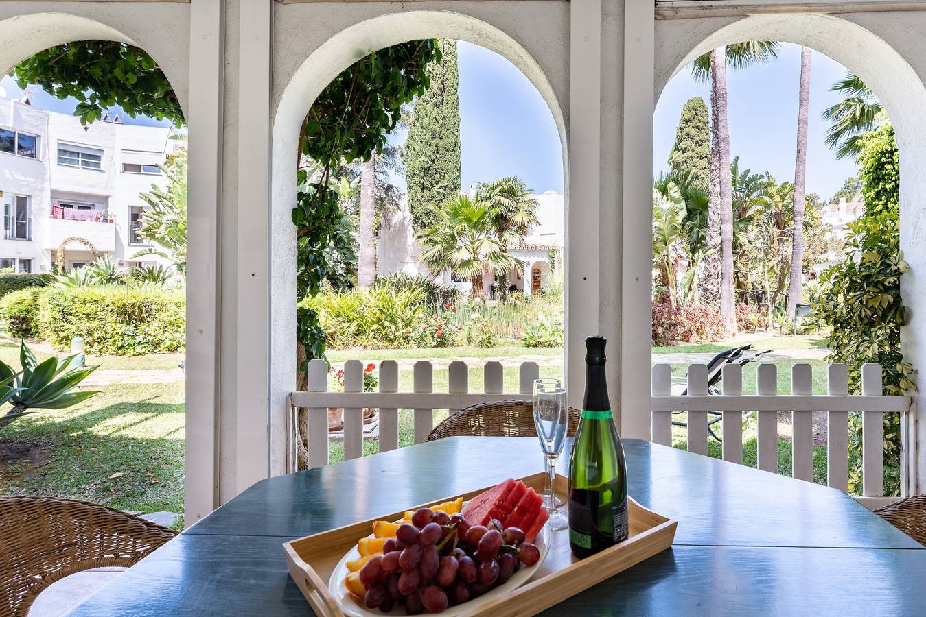 Casa de vacaciones 'Karma' con piscina compartida, Wi-Fi y aire acondicionado in Mijas Golf, Mijas