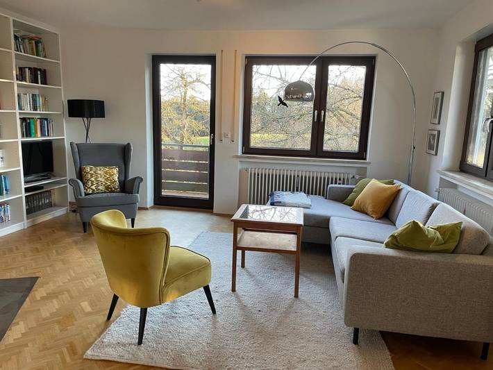 Ferienwohnung für 6 Personen, mit Balkon und Ausblick, mit Haustier am Starnberger See