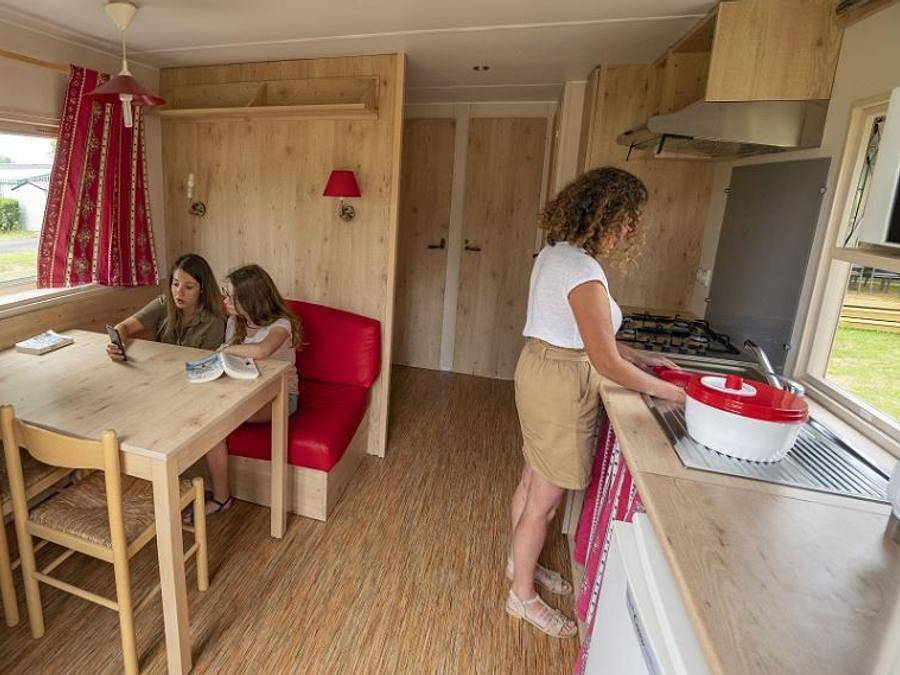Camping Paradis  La Promenade - Alojamiento 4 personas - Confort+ in Mauges-sur-Loire, Región de Cholet