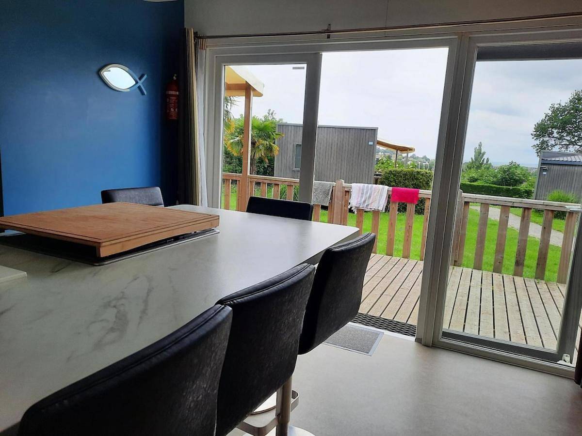 Mobilhome vue Mer camping 5 étoiles 3ch 2 sdb clim in Houlgate, Lisieux und Umgebung