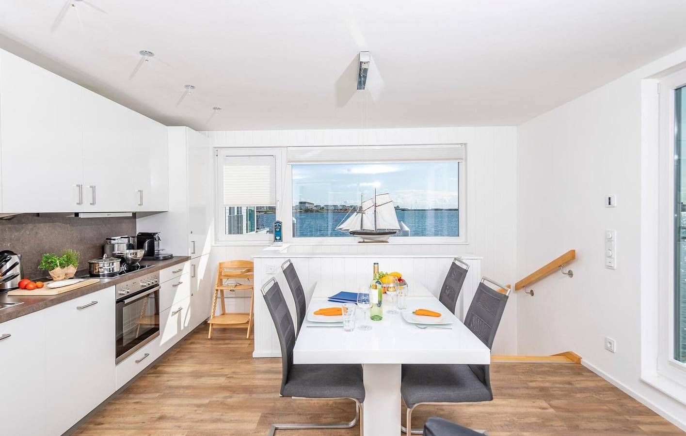 Apartment mit Meerblick, Terrasse und Parkplatz in Olpenitz, Kappeln