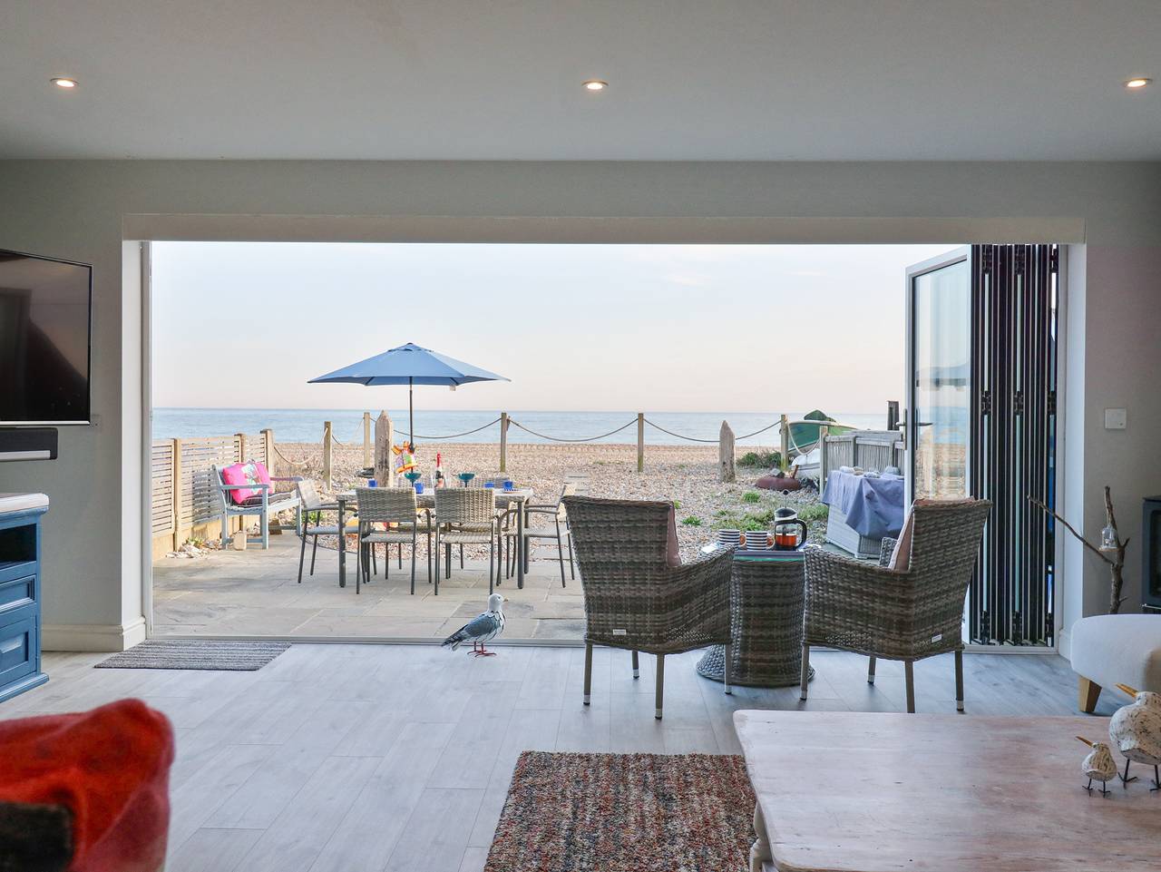 Bucket and Spades- Right on the Beach in Pevensey, East Sussex