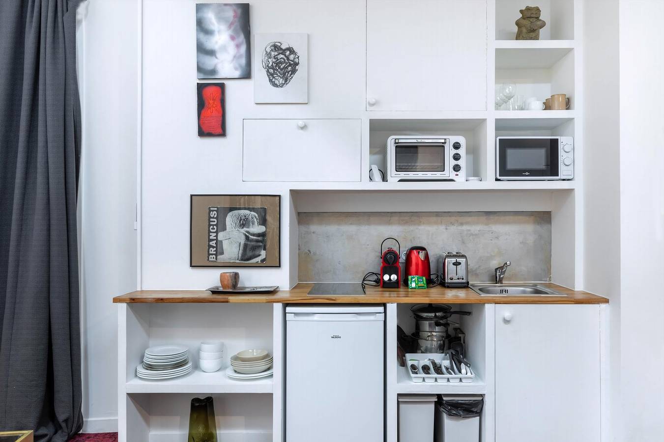 Estudio entero, Guestready- Estudio vivo de artista en la Bastilla in París, Isla de Francia