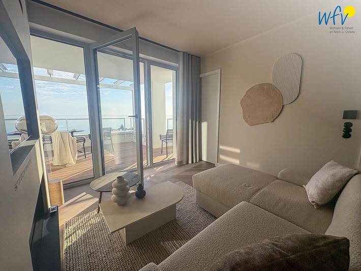 Ferienwohnung für 2 Personen, mit Balkon und Garten sowie Sauna in Sellin - 2