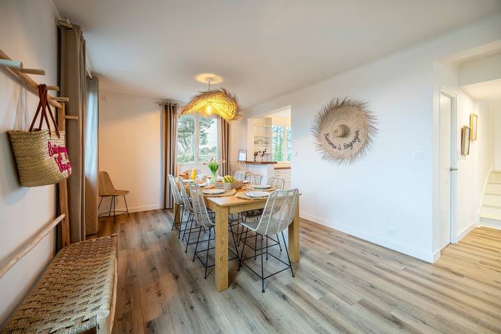 Ferienhaus mit Meerblick für 8 Personen, mit Garten und Whirlpool, kinderfreundlich in der Bretagne - 4