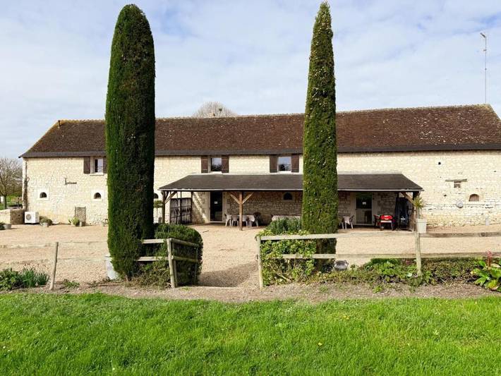 Location de vacances pour 15 personnes, avec Terrasse et Jardin à Pouzay - 2