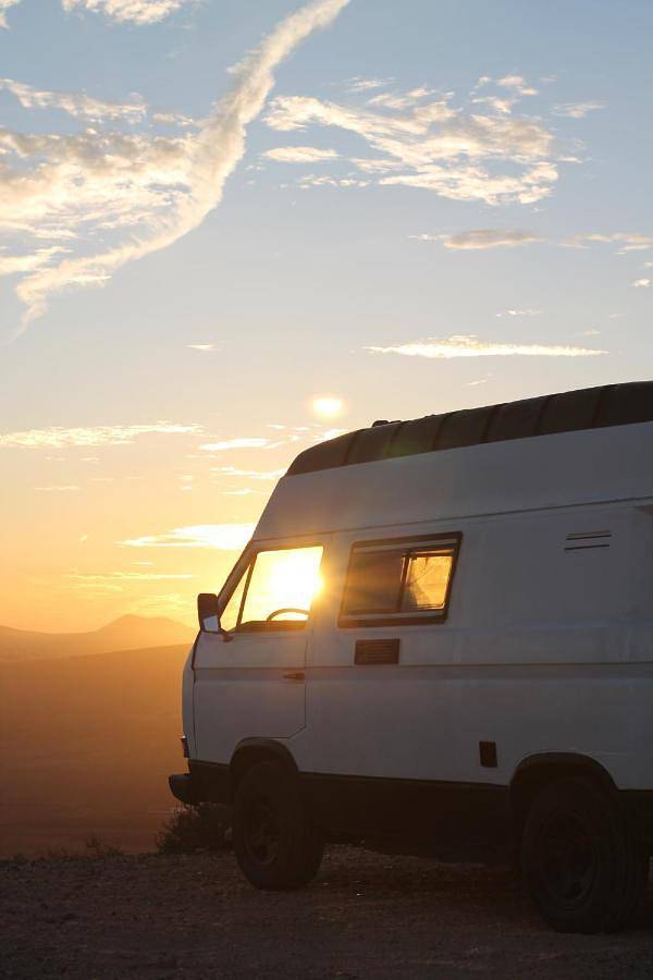 Caravan in Famara Beach, Teguise
