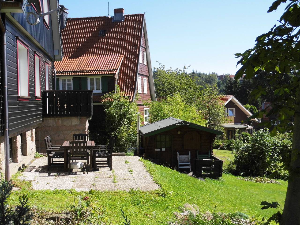 Vacation Home "Wichtelhus" with 2 Private Balconies & Wi-Fi in Braunlage, Harzvorland