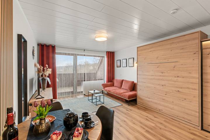 Ferienwohnung für 2 Personen, mit Balkon und Garten sowie Seeblick und Ausblick im Nationalpark Eifel - 3