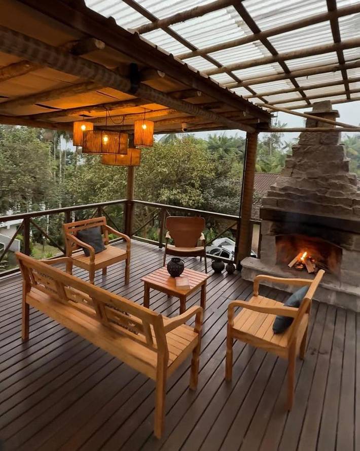 Casas e apartamentos de temporada para 11 pessoas, com jacuzzi e jardim e ainda sauna and piscina em Resende (Brasil)