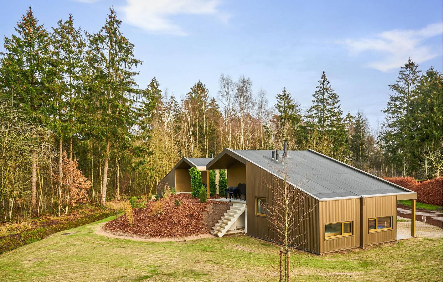 Vakantiehuis voor 6 personen met terras in Nationaal Park Dwingelderveld