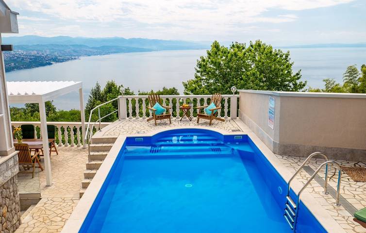 Villa für 16 Personen, mit Terrasse und Garten in Opatija Riviera - 3
