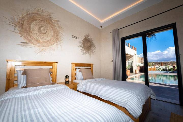 Location de vacances pour 6 personnes, avec piscine ainsi que vue et terrasse, animaux acceptés dans Sidi Kaouki - 3