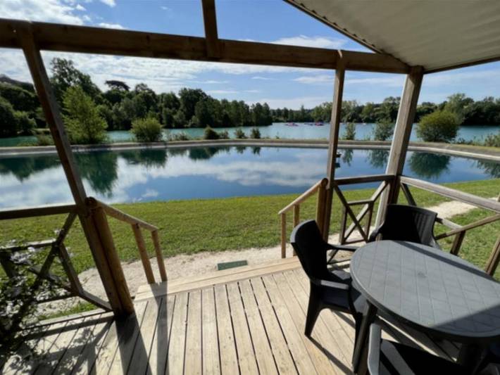 Chalet pour 4 personnes, avec vue sur le lac dans le Lot-et-Garonne - 3