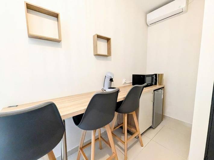 Gîte pour 6 personnes, avec terrasse et vue dans la Ravine Blanche