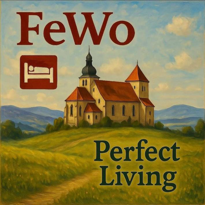 Ferienwohnung für 4 Personen, mit Balkon und Terrasse sowie Garten in Petersberg