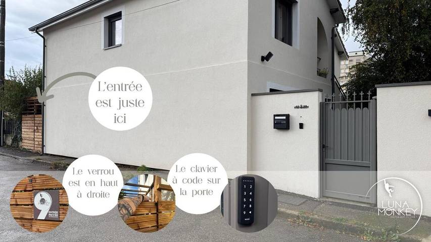 Gîte pour 2 personnes, avec terrasse à Bourgoin-Jallieu - 2