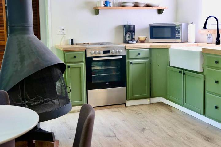 Camping voor 3 personen, met uitzicht en tuin, met huisdier in Cascade Range