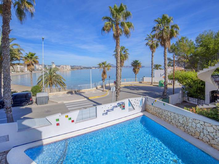 Ferienwohnung für 6 Personen, mit Kinderpool und Garten in Calpe