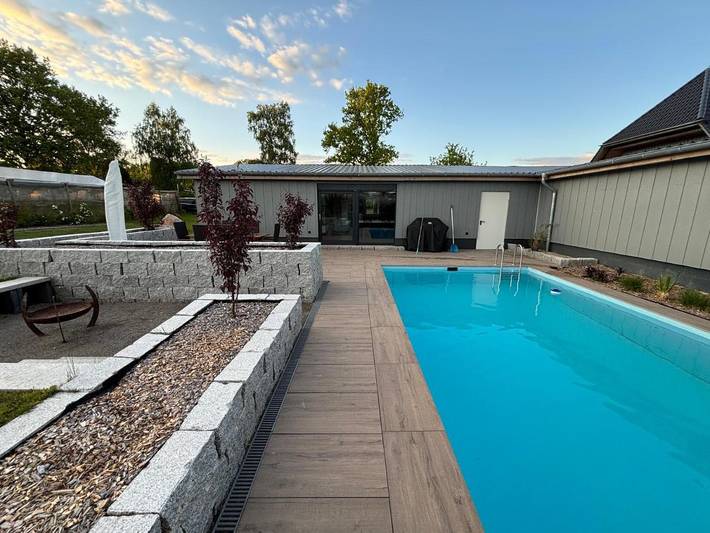 Ferienhaus für 4 Personen, mit Terrasse und Garten sowie Pool und Ausblick in Soltau - 3