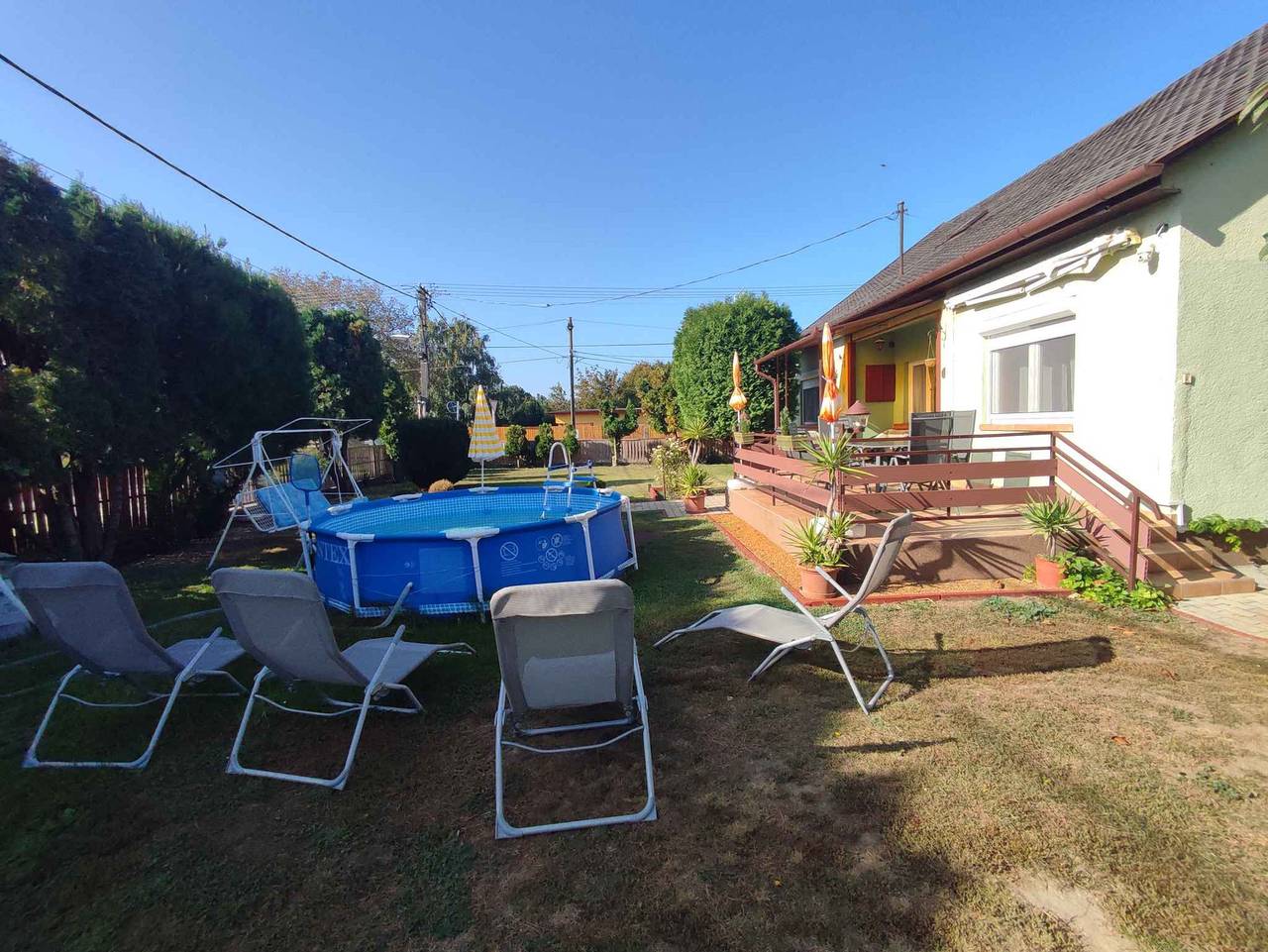 Ferienhaus mit Pool, Klimaanlage und Wlan in der Nähe vom Strand  in Siofok, Siófok und Umgebung