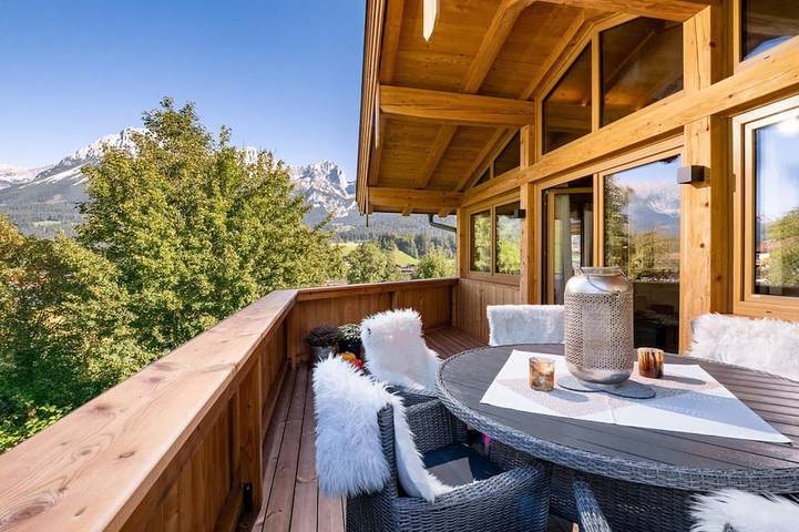Ferienhaus für 4 Personen, mit Garten und Sauna sowie Balkon
