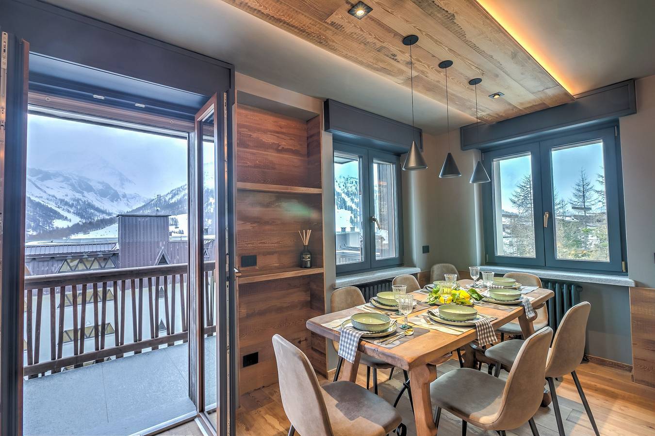 Appartamento intero, Appartamento vacanze per 6 persone con sauna in Sestriere città, Via Lattea