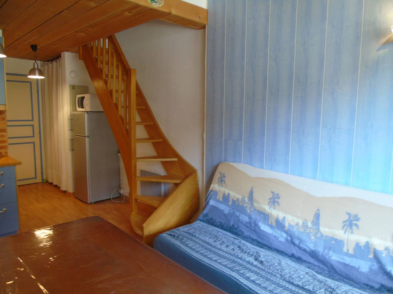 Ganze Wohnung, Gemütliche Ferienwohnung im Herzen von Valfréjus, nah am Skilift, 4 Personen, mit Balkon und Mezzanine in Valfréjus, Modane