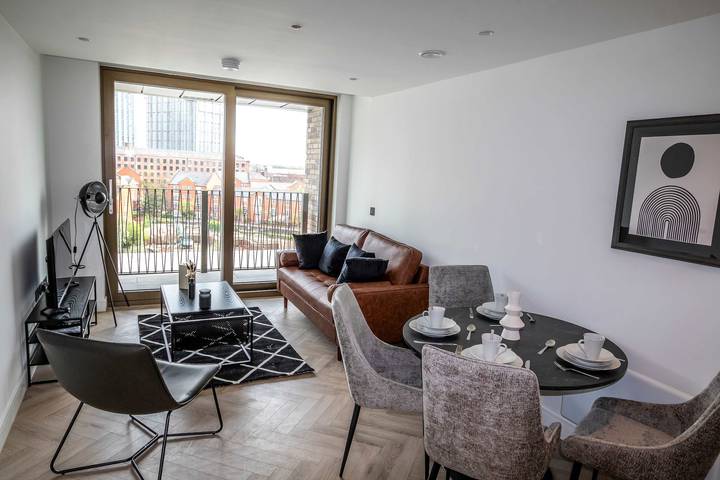 Apartment for 4 people, with balcony/terrace, child-friendly in Manchester