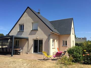 Cottage pour 12 personnes, avec terrasse et jardin, animaux acceptés à Bretteville-sur-Ay