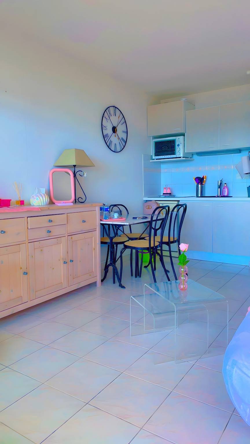 Ganze Wohnung, Apartment 'Appartement Première Ligne Vue Mer' mit Meerblick, Gemeinschaftspool und privater Terrasse in Frontignan, Mittelmeerküste (Frankreich)