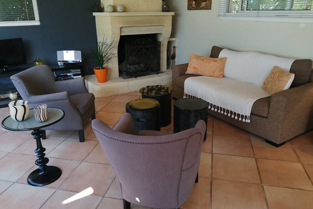Le Mas Des Capelles à  Vacqueyras avec piscine chauffée au milieu des vignes in Vacqueyras, Vaucluse
