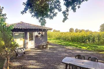 Maison de campagne pour 3 personnes, avec jardin à Vergoignan