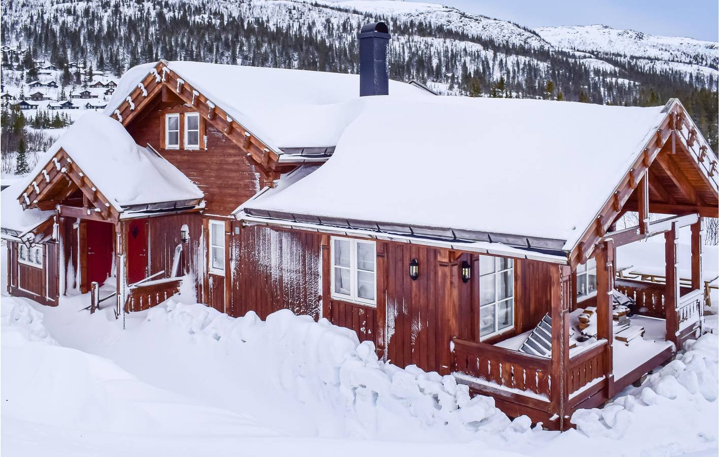 Ferienhaus für 7 Personen mit Terrasse in Kvitåvatn, Tinn