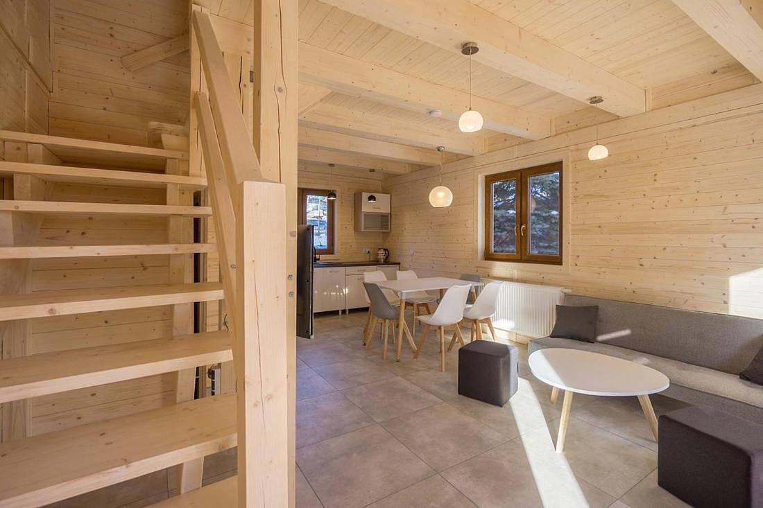 Domek przy wyciagu na Szrenicę in Szklarska Poręba, Sudety (Polska)