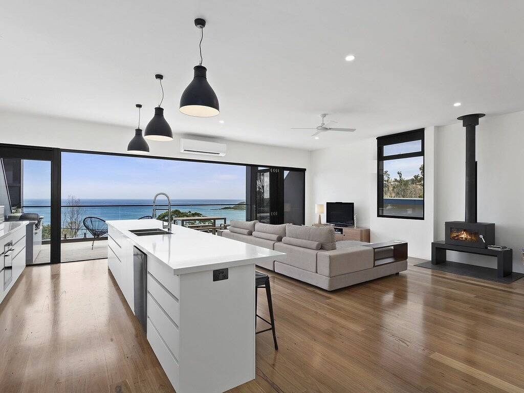 Brandneues, auffälliges architektonisches Schaustück in Separation Creek in Wye River, Colac Otway Shire