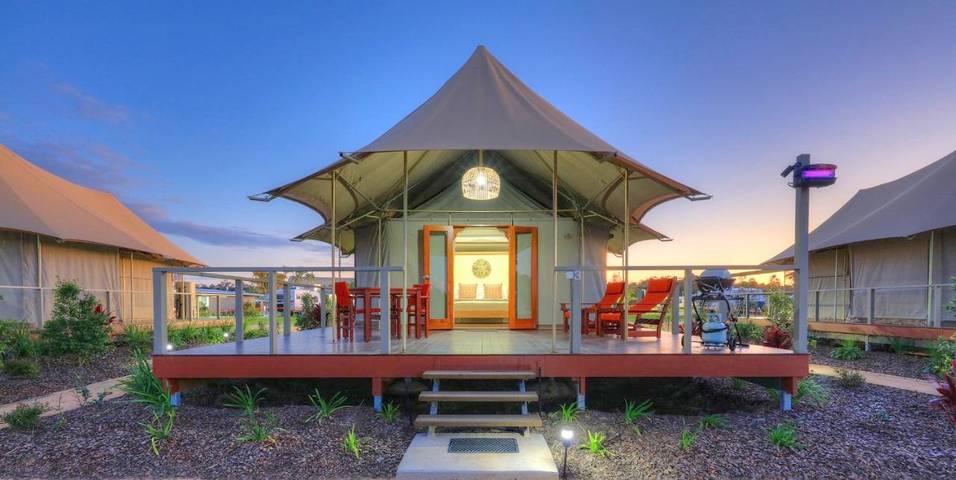 Bungalow für 2 Personen, mit Kinderpool und Garten sowie Pool in Queensland