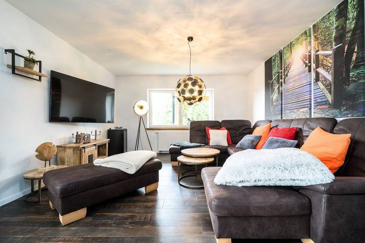 Ferienwohnung für 6 Personen, mit Ausblick und Garten sowie Seeblick und Sauna in Rechlin - 4