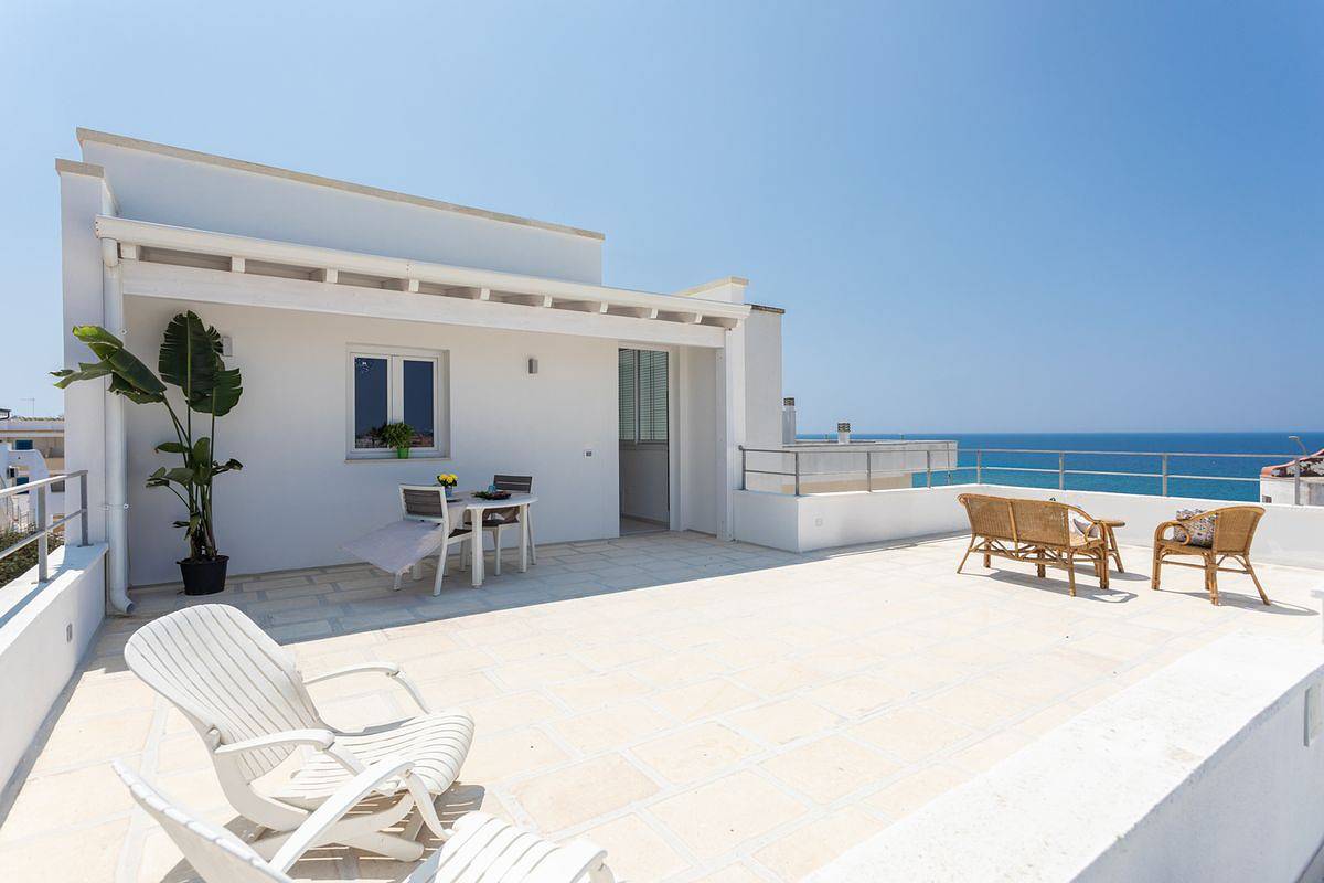 Attico Pazze vista mare - Salento Reservation in Torre San Giovanni, Golf von Tarent