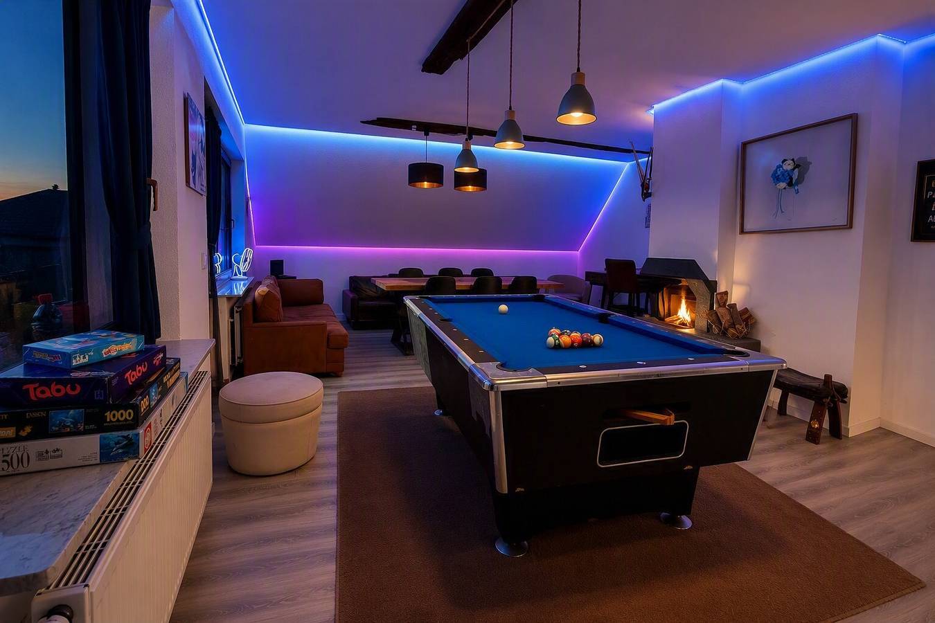 Whirlpool Billiard Gruppenhaus  in Eppenrod, Lahn-Taunus
